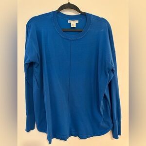 *EUC* Max Studio Blue Classic Knit Pullover